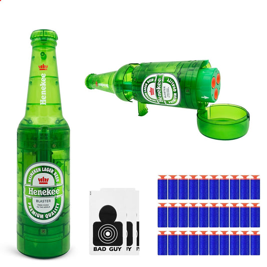 Drink Bottle Toy Gun with Foam Dart Bullets, Toy Foam Blaster Guns for Boy & Girl, Soda Blaster Guns Shooting Model, - US Stores