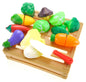 AZ Trading & Import Kitchen Cutting Vegetables Crate Pretend Food Playset