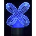 AZ Trading & Import 3D Crisscross Rings Laser Cut Precision LED Lights