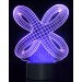 AZ Trading & Import 3D Crisscross Rings Laser Cut Precision LED Lights