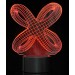 AZ Trading & Import 3D Crisscross Rings Laser Cut Precision LED Lights