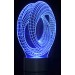 AZ Trading and Import 3D Corkscrew Lighting Laser Cut Precision LED Lights