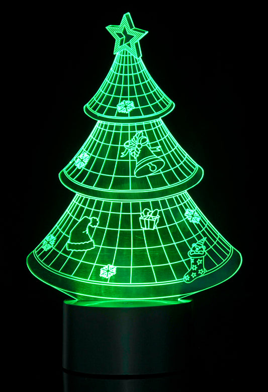 AZ Trading & Import 3D Christmas Tree Laser Cut Precision LED Lights