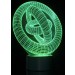 AZ Trading & Import 3D Ring-In-Ring Laser Cut Precision LED Lights