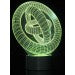 AZ Trading & Import 3D Ring-In-Ring Laser Cut Precision LED Lights