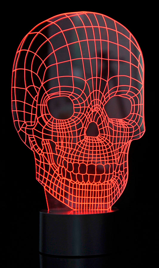 AZ Trading & Import 3D Skull Laser Cut Precision LED Lights