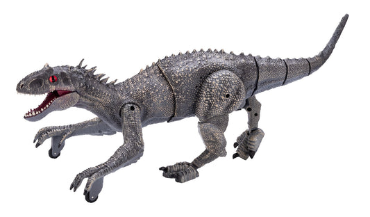 AZ Trading & Import Remote Control Dinosaur Indominus Rex With LED Lights And Mist Spray (Gray)