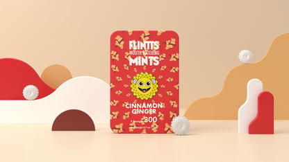 Flintts Mouth Watering Mints Cinnamon Ginger - F-Strength 300 - US Stores