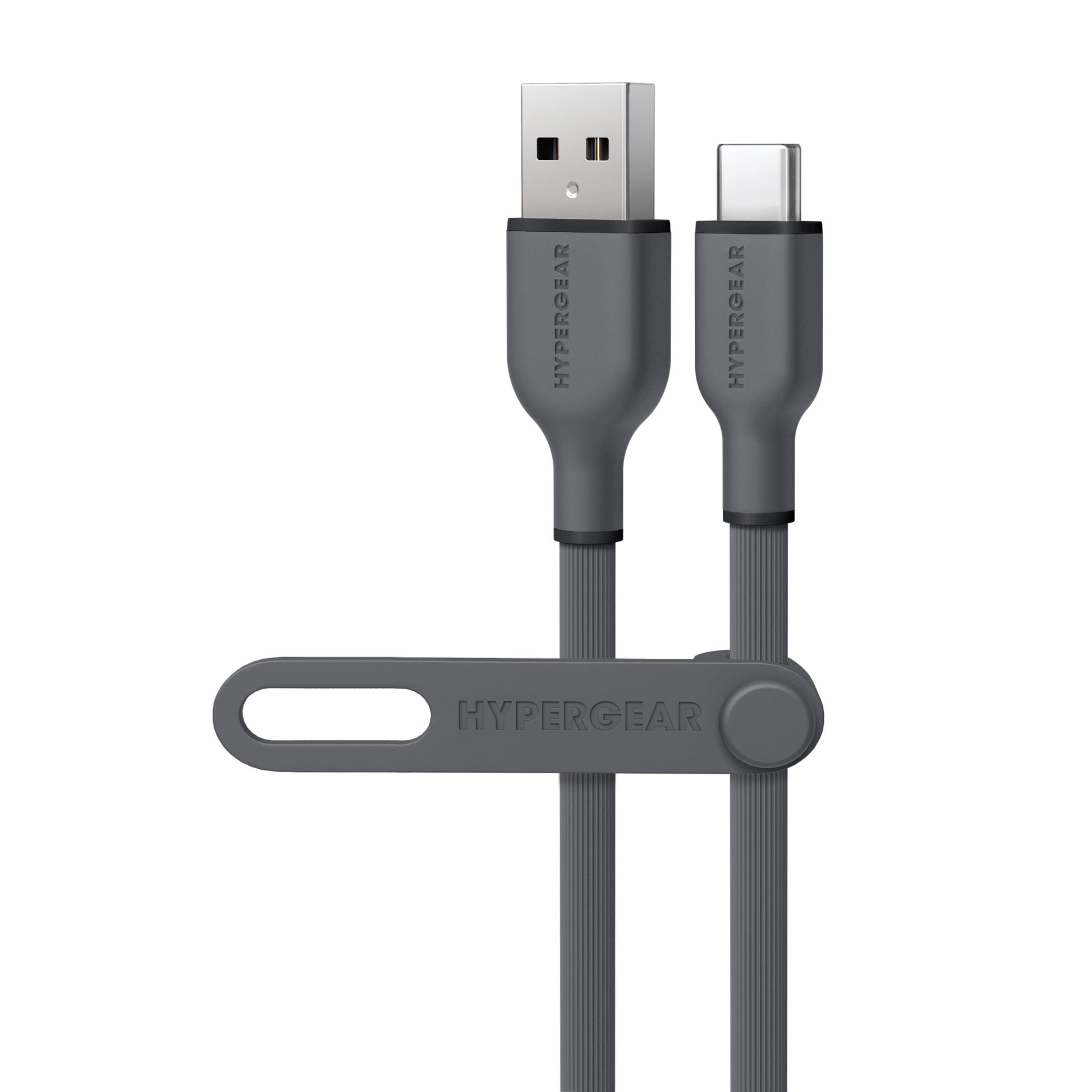 Flexi Pro USB to USB-C Soft-Touch Silicone Charge & Sync Cable | 6ft | Gray - US Stores