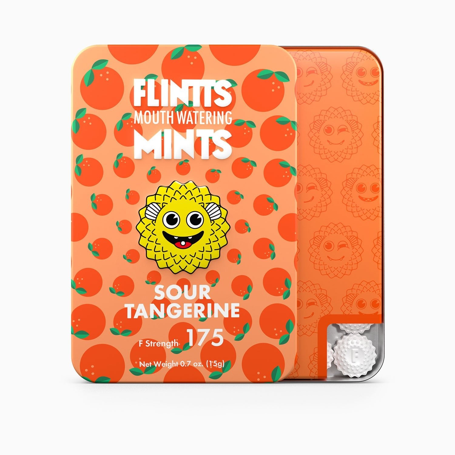Flintts Sour Tangerine Mouthwatering Mints – F-Strength 175 - US Stores