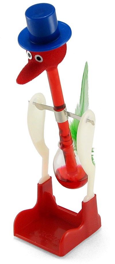 Glass Drinking Bird Science Toy – Classic Thermodynamics Desk Toy - US Stores