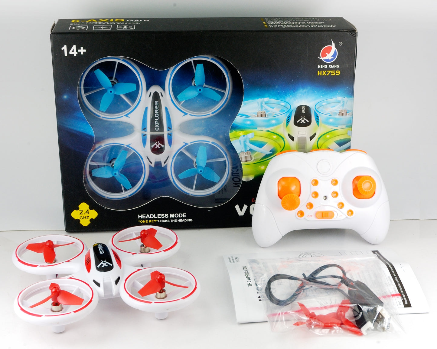 AZ Trading and Import Mini LED Quadcopter For Beginners (Red)