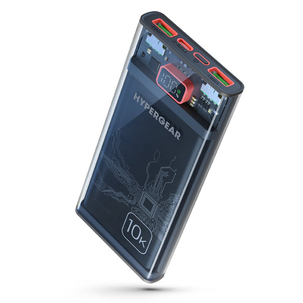 Retro Transparent Power Bank | 10000mAh USB-C PD Fast Charger | Dual Adaptive Charging - US Stores