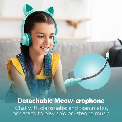 HyperGear Kombat Kitty Gaming Headset Teal - US Stores