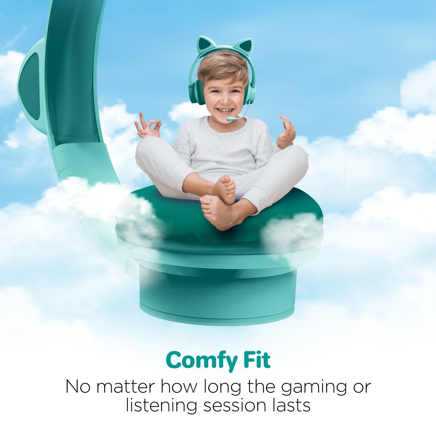 HyperGear Kombat Kitty Gaming Headset Teal - US Stores