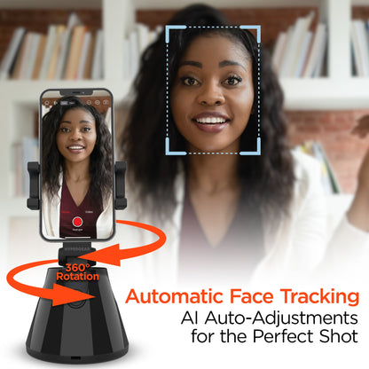 HyperView Automatic Face - Tracking Phone Holder | Black - US Stores