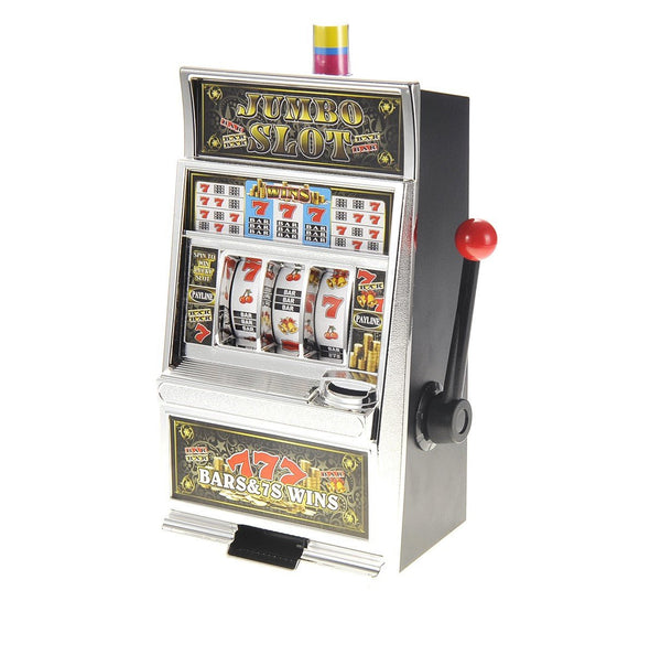 Jumbo Slot Machine Money Bank – Interactive Coin Saving Toy - US Stores