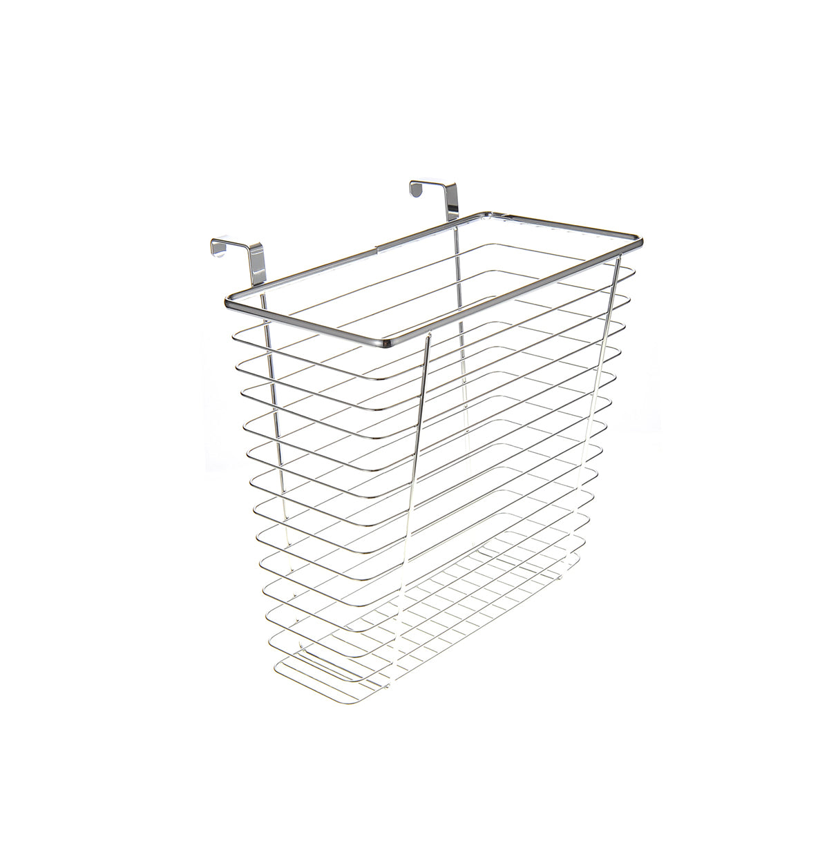 AZ Trading & Import Cabinet Wastebasket/Storage Basket (Chrome)