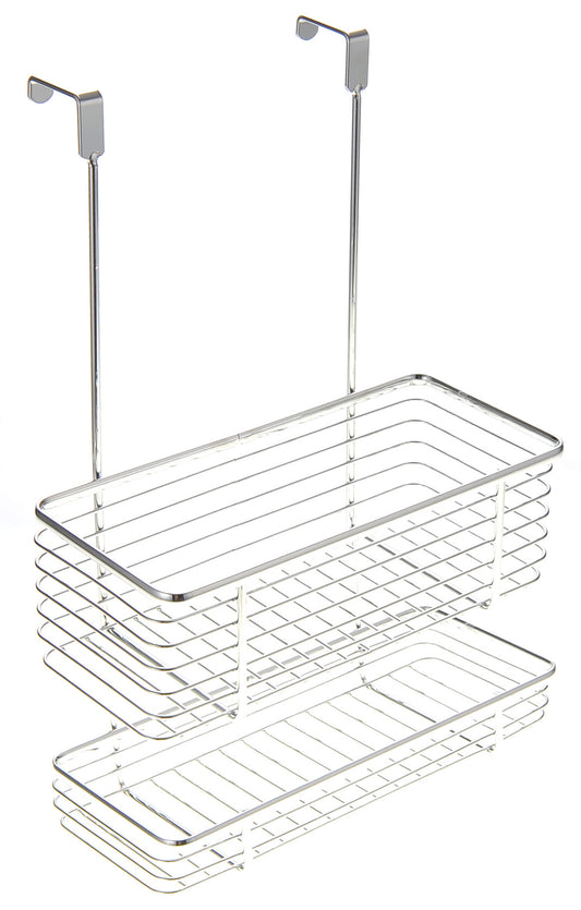 AZ Trading & Import 2-Tier Cabinet Storage Organizer (Chrome)