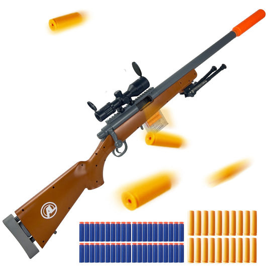 M24 Tactical Sniper Rifle Toy – Realistic Foam Dart Blaster for Backyard Combat Play - US Stores