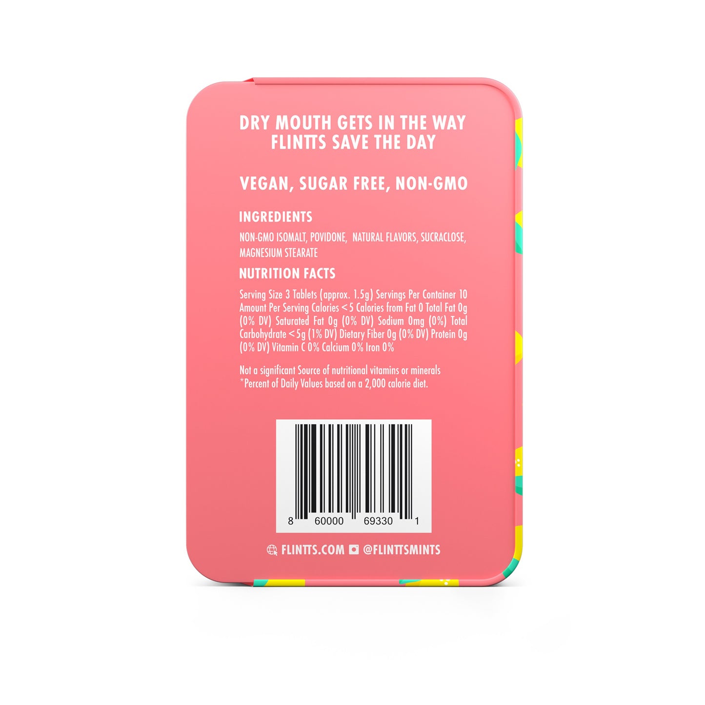 Flintts Lemon Mouth-Watering Mints – F-Strength 250