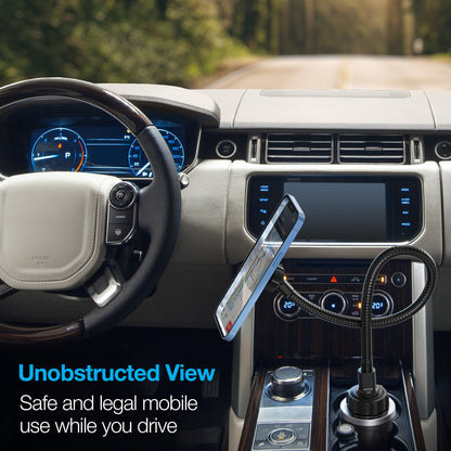 MagBuddy Elite Series Magnetic Phone Mount | Cup Holder XL | Black - US Stores
