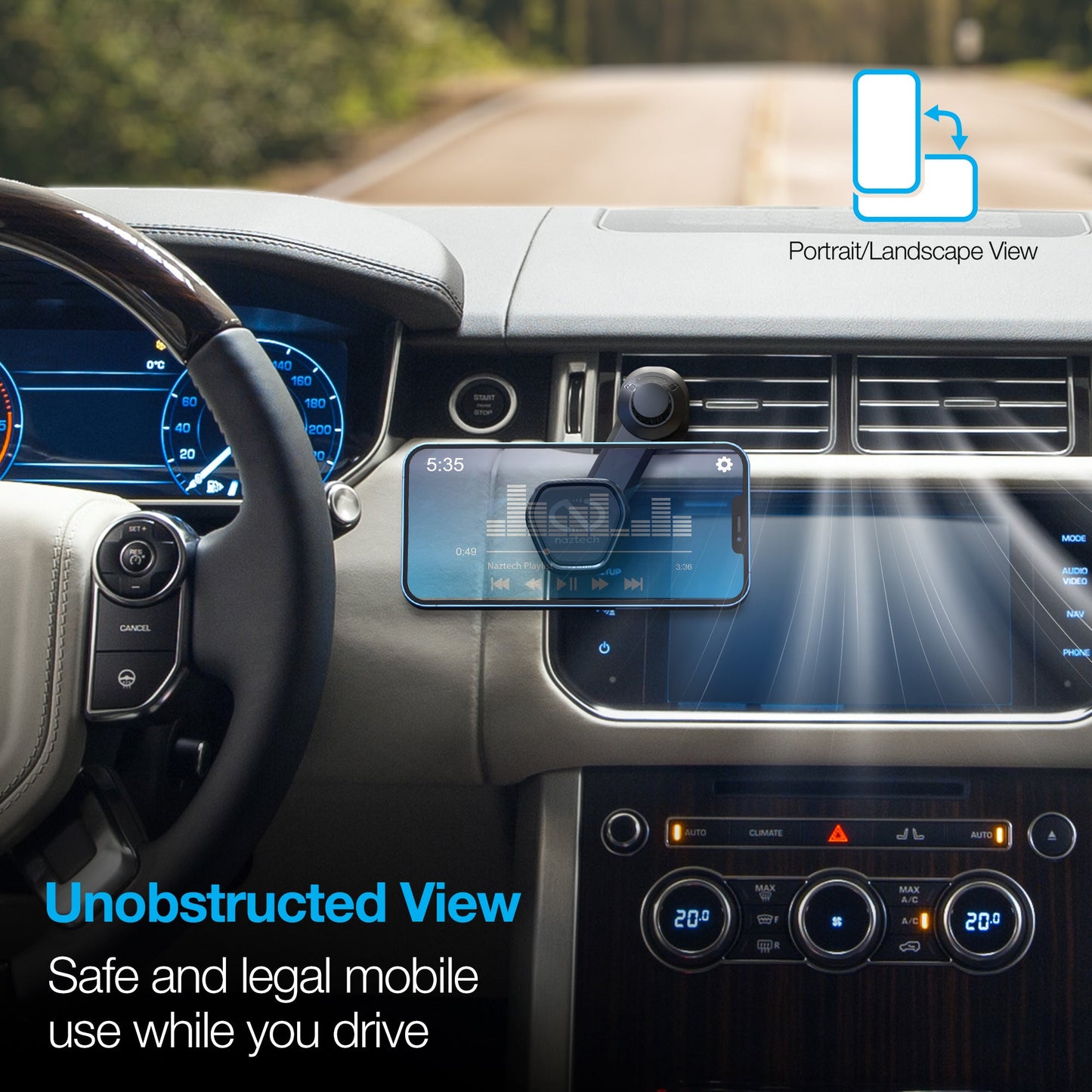 MagBuddy Elite Series Magnetic Phone Mount | Vent 360° | Black - US Stores