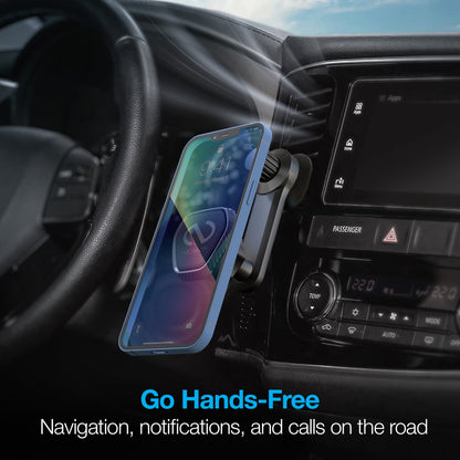 MagBuddy Elite Series Magnetic Phone Mount | Vent 360° | Black - US Stores