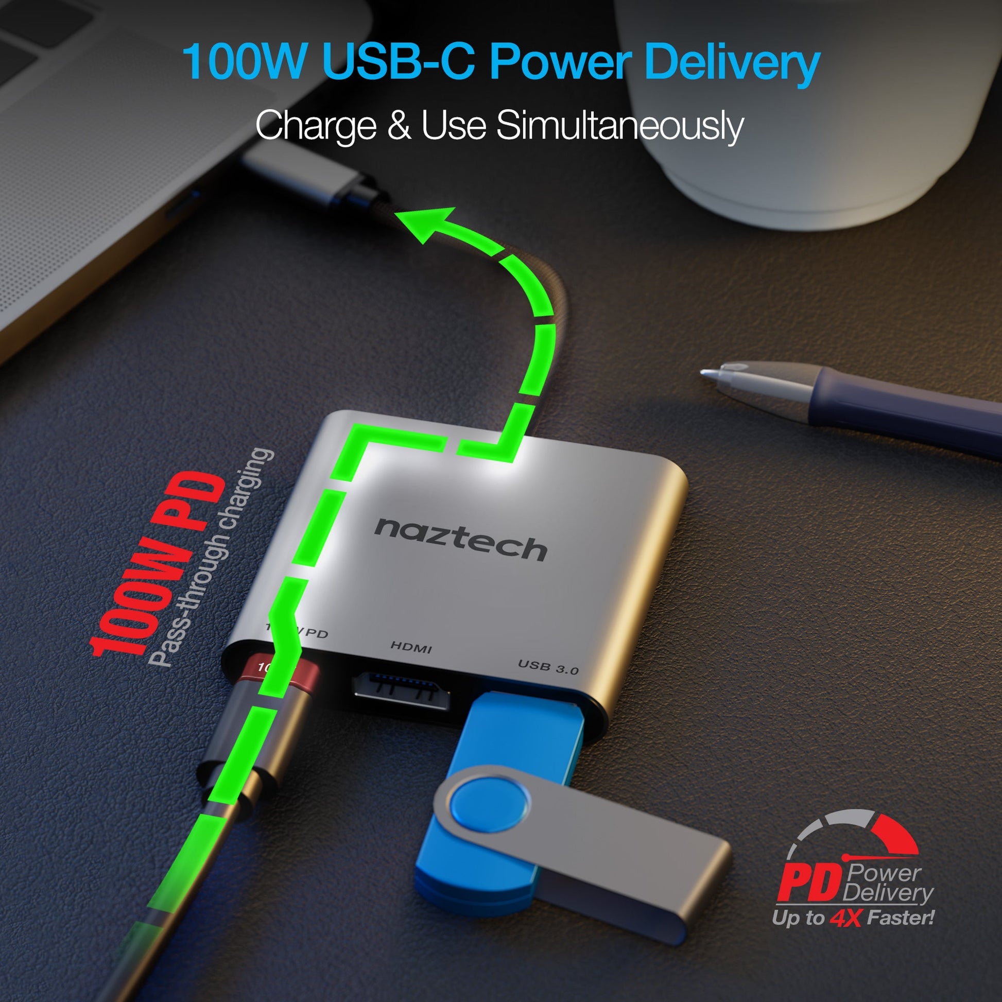 MaxDrive 3 Universal USB-C Hub | Space Gray - US Stores