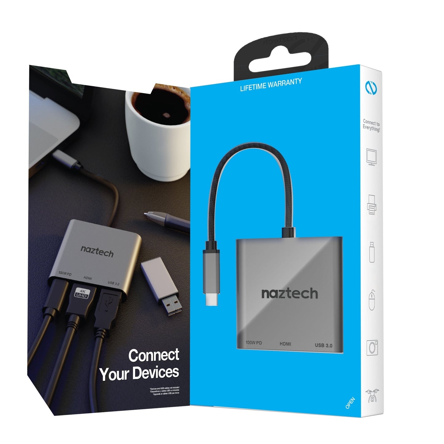 MaxDrive 3 Universal USB-C Hub | Space Gray - US Stores