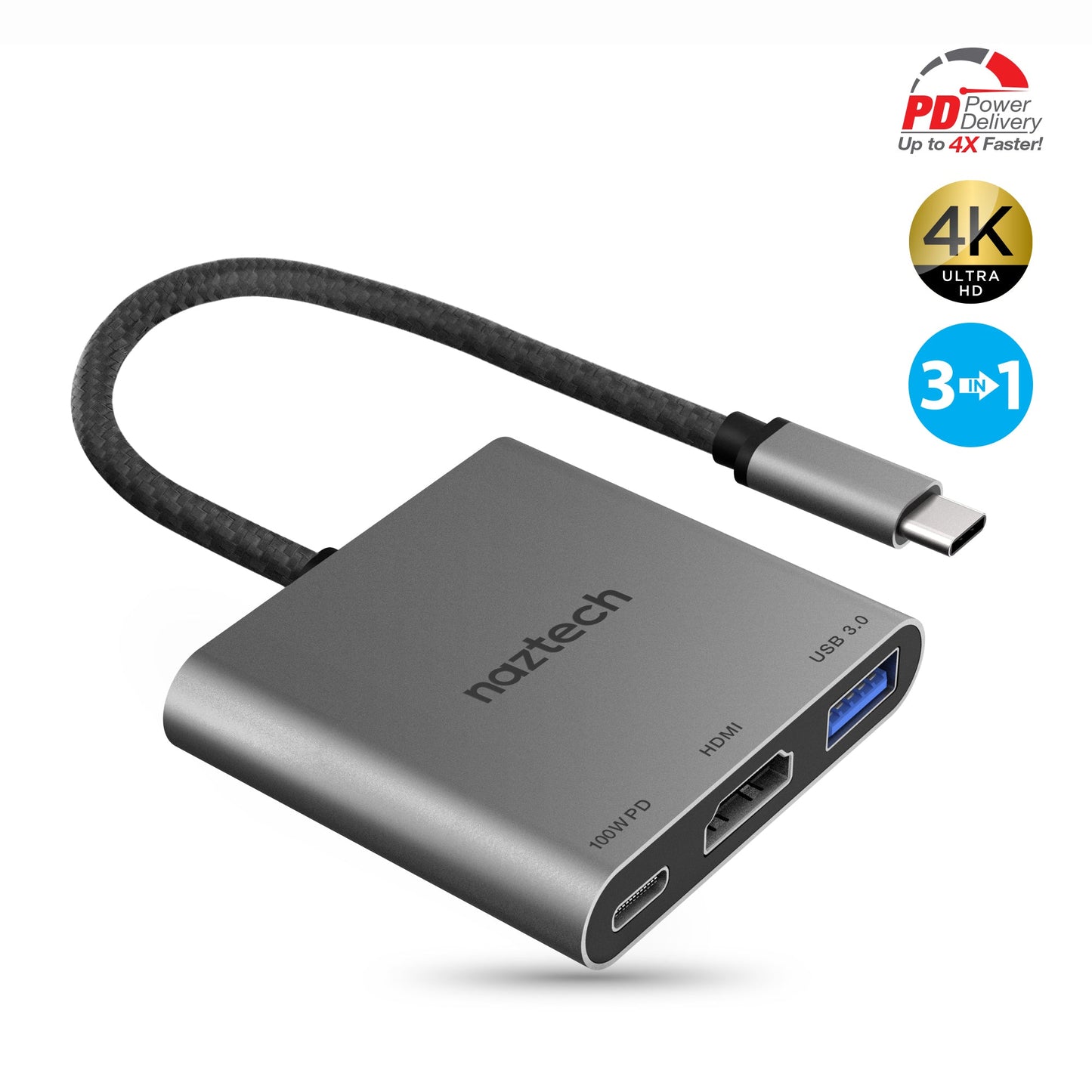 MaxDrive 3 Universal USB-C Hub | Space Gray - US Stores