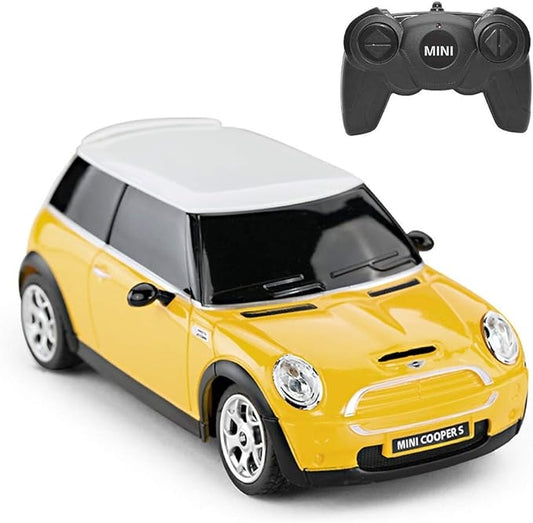 AZ Trading & Import 1:24 Mini Cooper Model 2.4G RC Cars Yellow