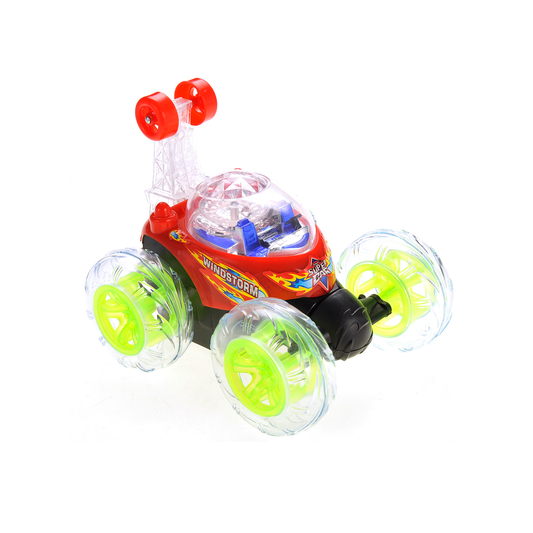 AZ Trading & Import RC Stunt Twister Car w/ Light & Music (Red)