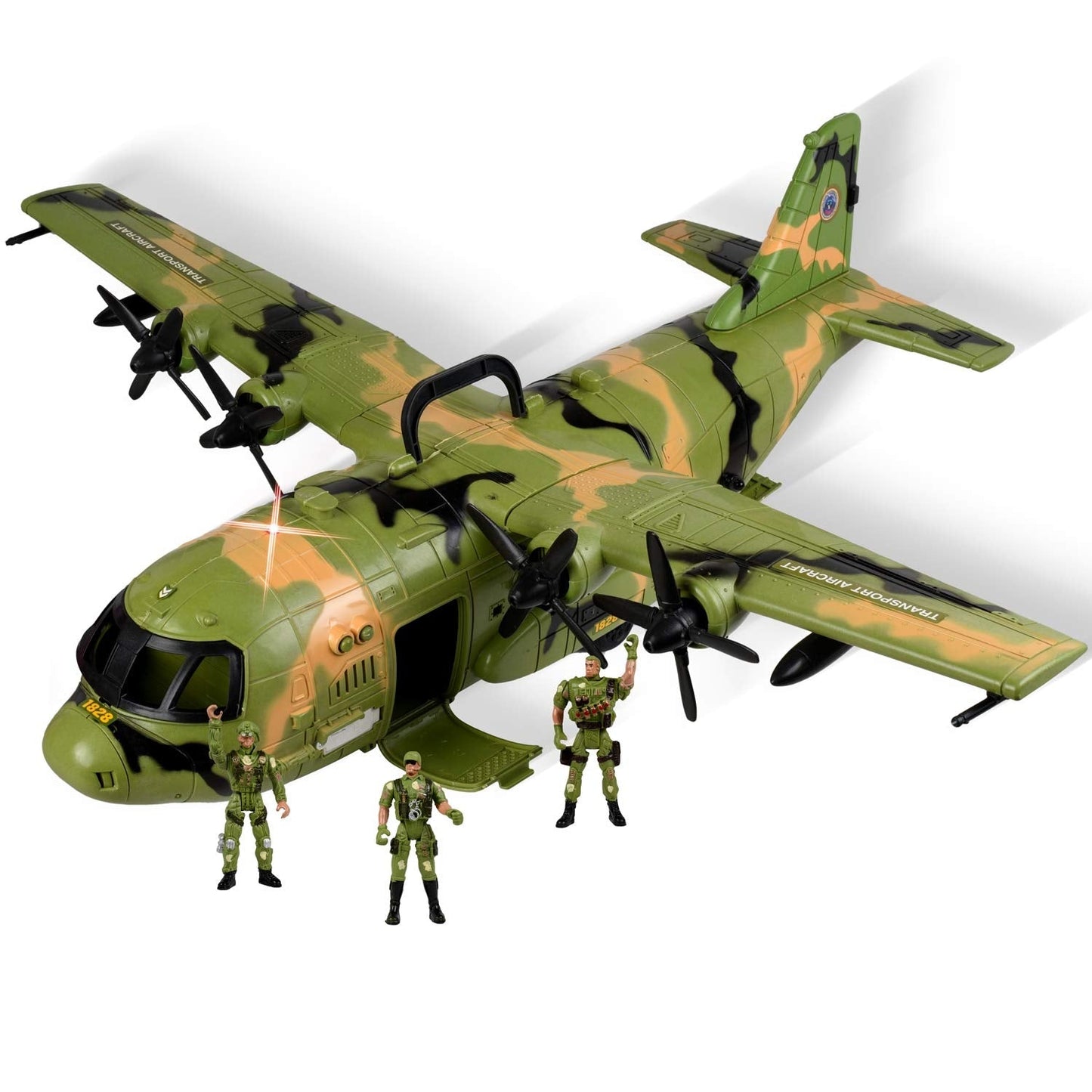 Military Combat Airforce Airplane C130 Toy with Lights & Sound - US Stores