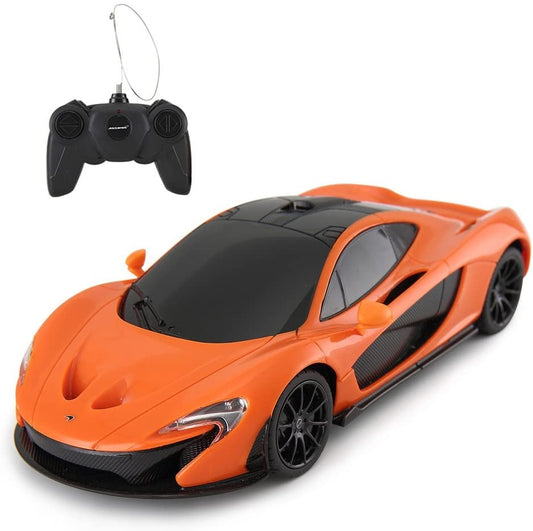 AZ Trading & Import 1:24 Scale McLaren P1 Remote Control Toy Car, R/C Model Vehicle for Kids (Orange)