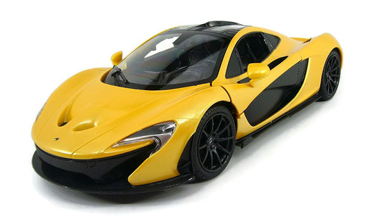 AZ Trading and Import 1:14 RC McLaren P1 Sport Car With Lights and Open Doors (Yellow)