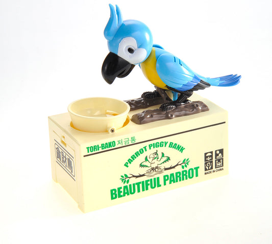 AZ Trading & Import Parrot Coin Bank (Blue)