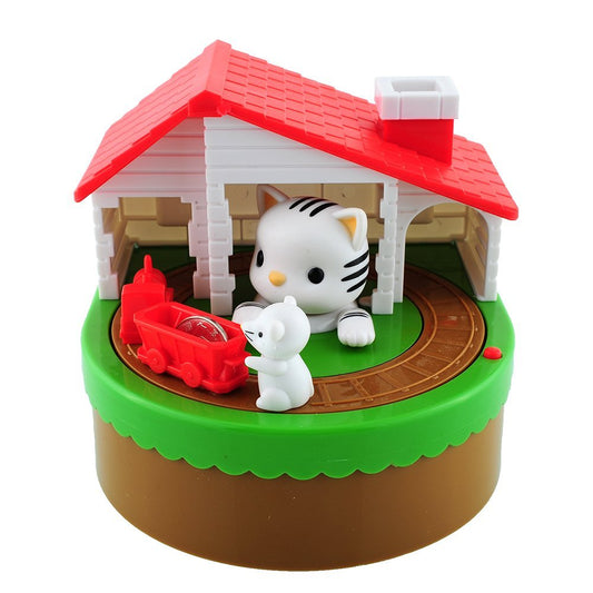 AZ Trading & Import Cat And Mouse Coin Bank