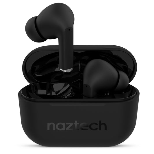 Naztech Xpods PRO TWS with Wireless Charging Case Black - US Stores