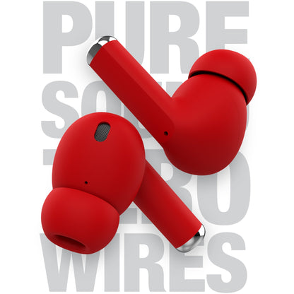 Naztech Xpods PRO TWS with Wireless Charging Case Red - US Stores