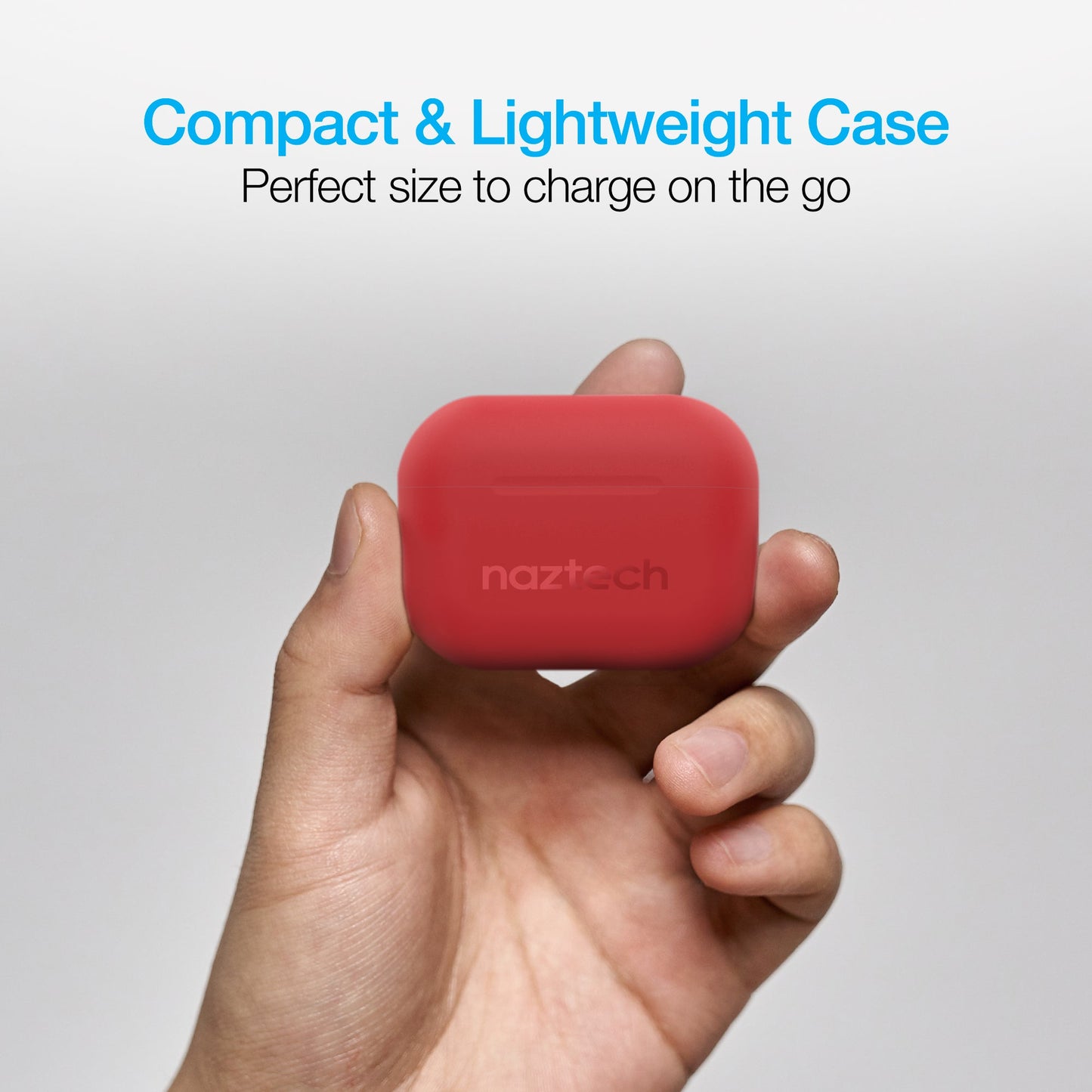 Naztech Xpods PRO TWS with Wireless Charging Case Red - US Stores