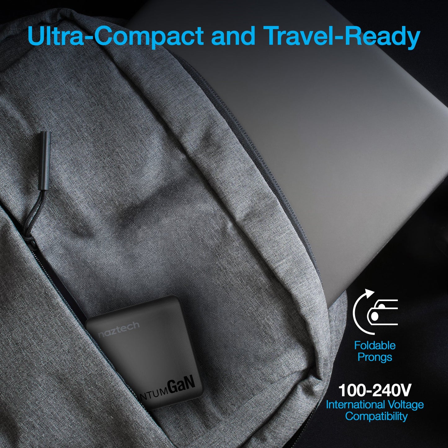 Nexus T100 100W USB-C PD + USB 3-Port GaN Ultra-Fast Wall Charger with PPS | Black - US Stores