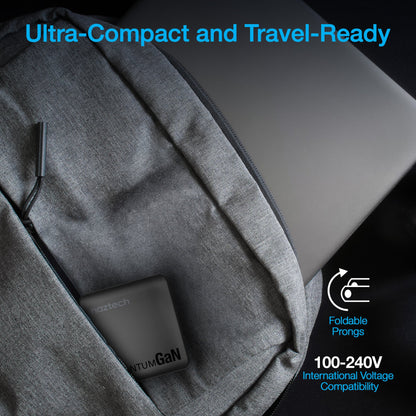 Nexus T100 100W USB-C PD + USB 3-Port GaN Ultra-Fast Wall Charger with PPS | Black - US Stores