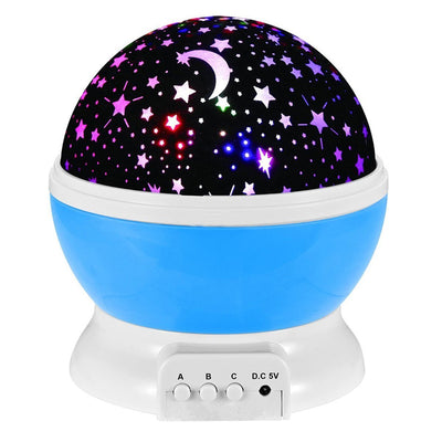 Night Light Projection Lamp Blue Starry Sky Projector - US Stores