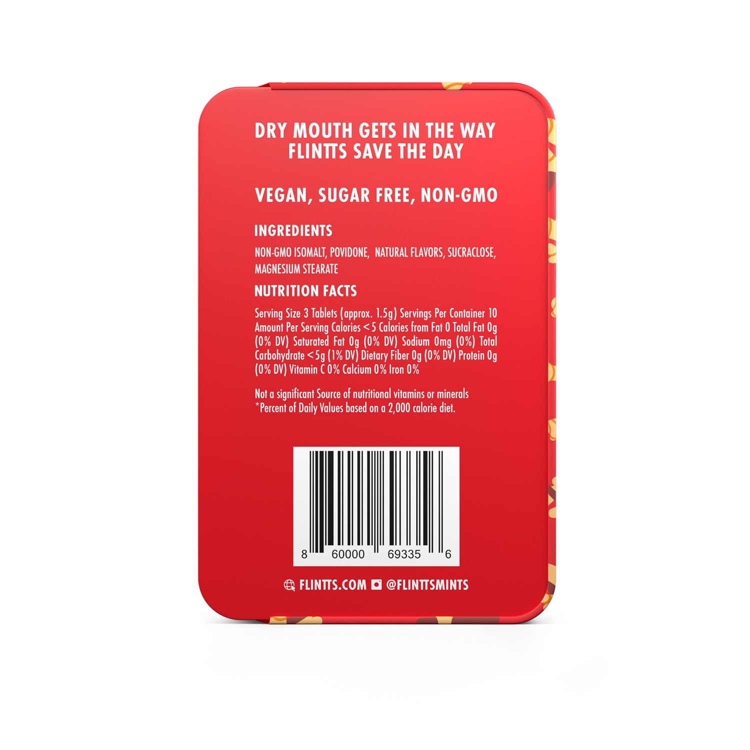 Flintts Mouth Watering Mints Cinnamon Ginger - F-Strength 300 - US Stores