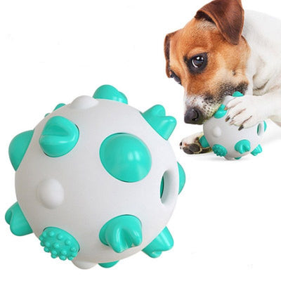 Pet Dog Toy Interactive Chew Toy Non Toxic Bite Resistant Rubber Ball - US Stores