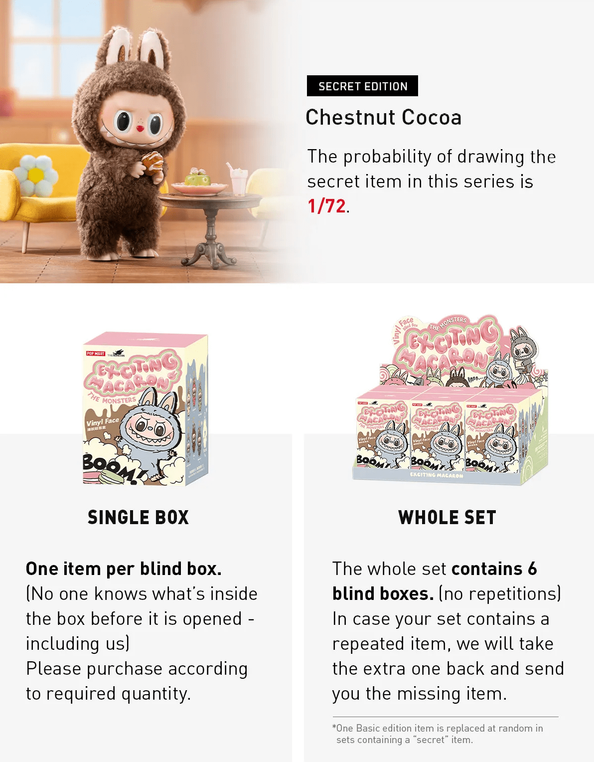 Pop Mart Labubu Exciting Macaron Blind Box - US Stores