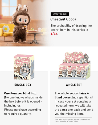 Pop Mart Labubu Exciting Macaron Blind Box - US Stores