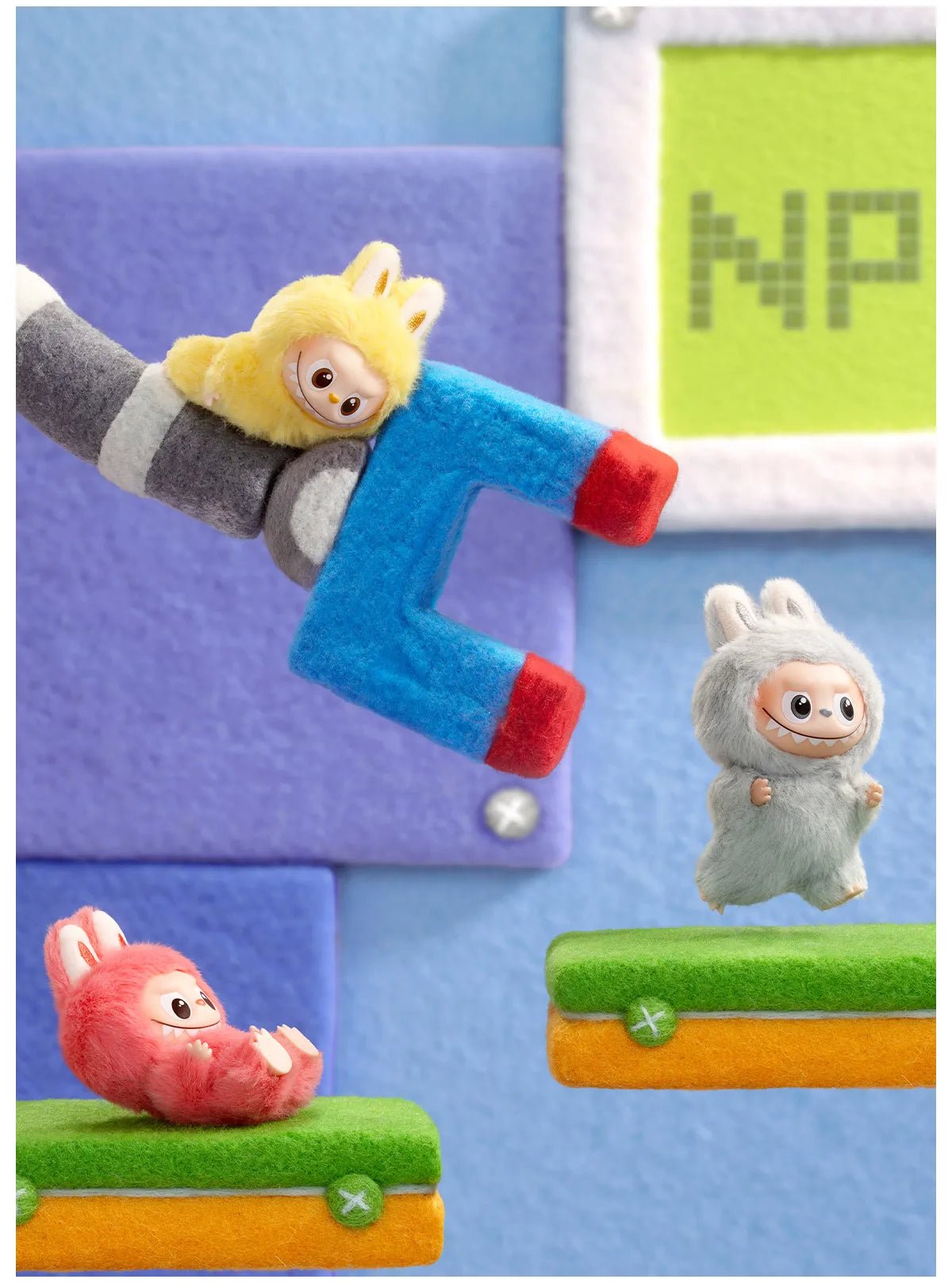 Pop Mart Labubu Pin for Love Series Blind Box (A-M) Yellow - US Stores