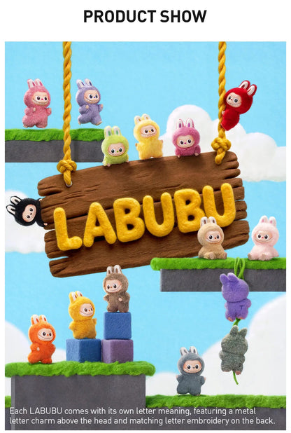 Pop Mart Labubu Pin for Love Series Blind Box (N-Z) Blue - US Stores